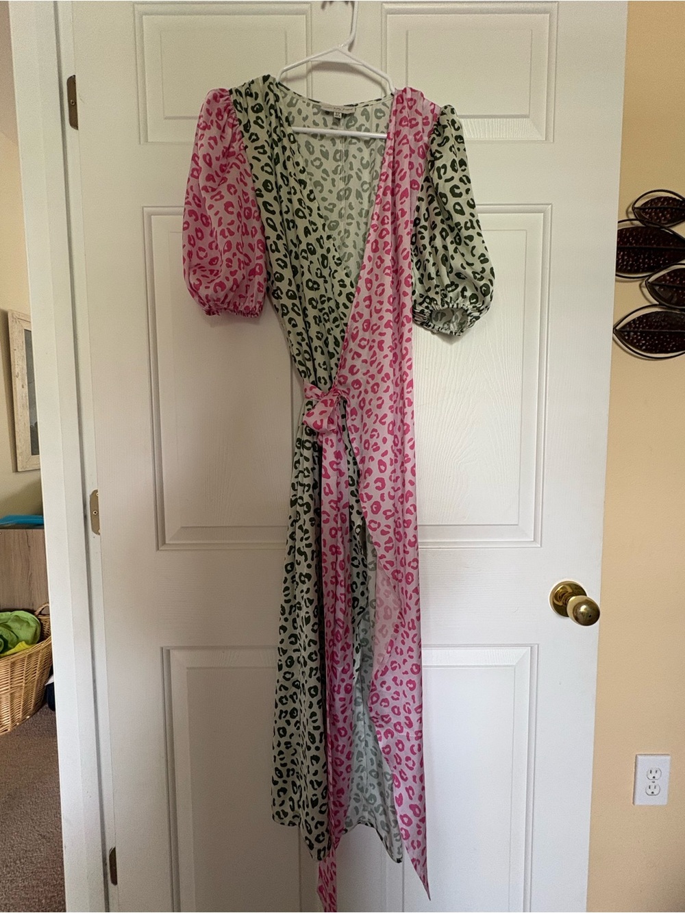 Leopard print wrap dress Never Fully Dressed size 6 - Picture 6 of 8